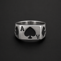 Ace of Spades Ring